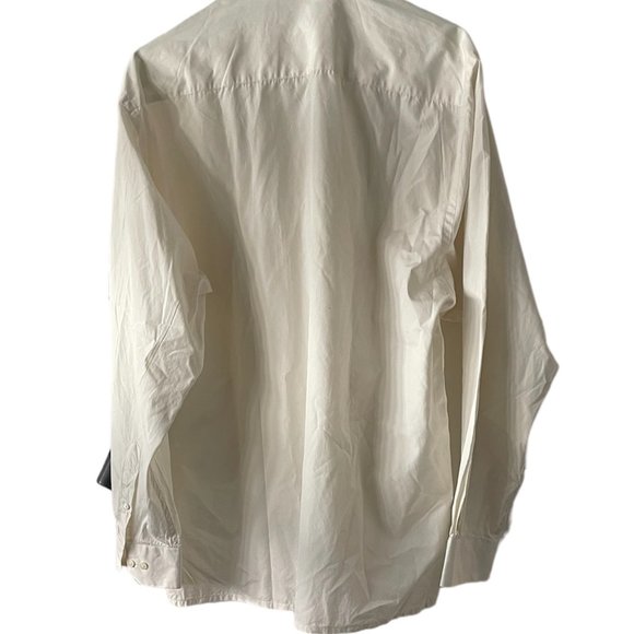 Men's Long Sleeves Shirt, Louis Philippe, 44Cms,White,Preloved in Good Condition - Picture 3 of 5